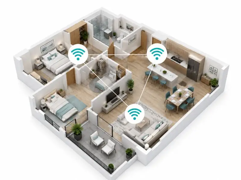 Stiprus ir stabilus Wi-Fi7 mesh ryšys