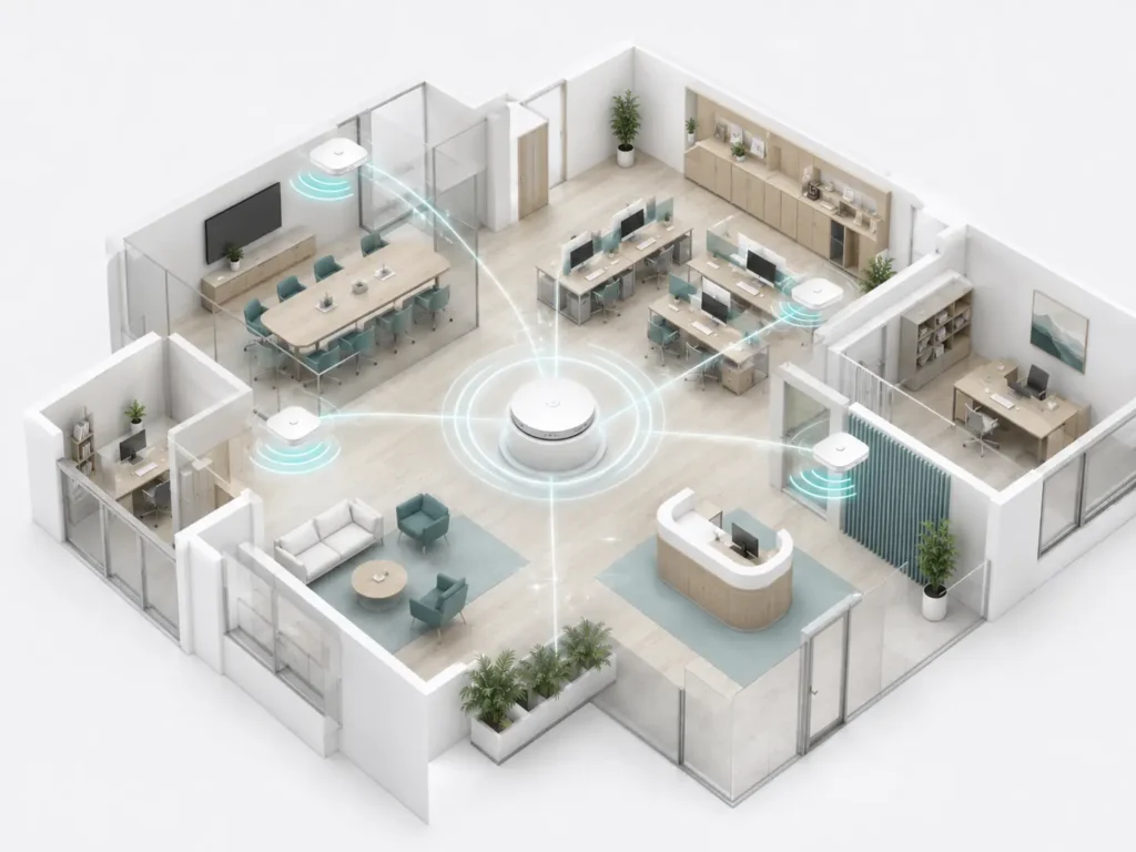 Stiprus ir stabilus Wi-Fi7 mesh ryšys verslui